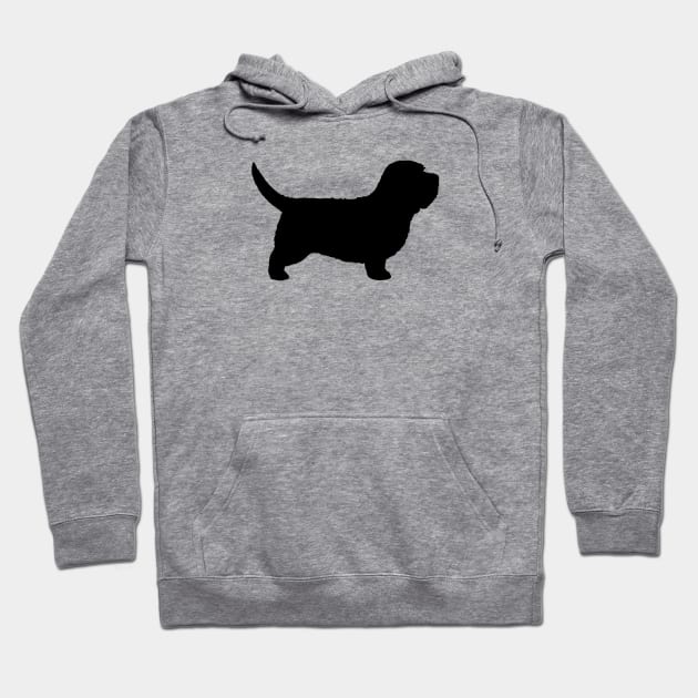 Petit Basset Griffon Vendéen Silhouette Hoodie by Coffee Squirrel